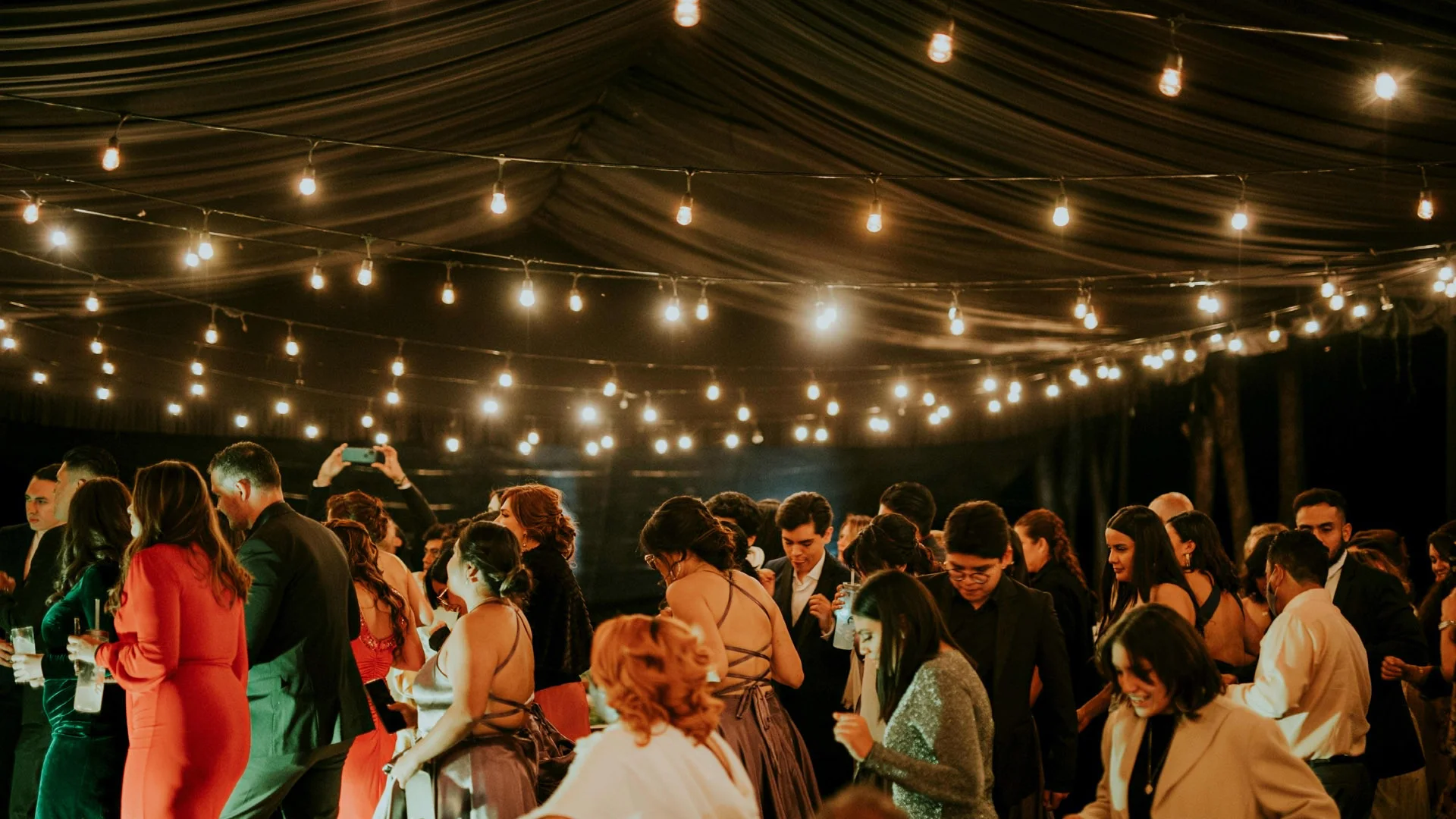 People enjoying social dancing