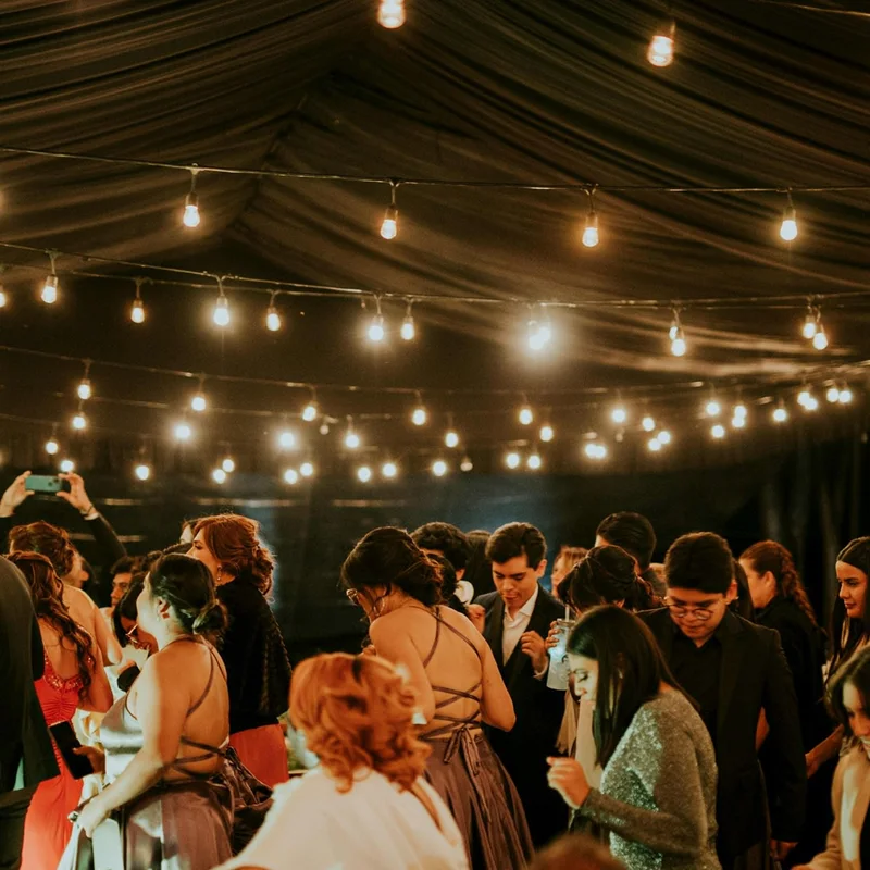 People enjoying a social dance event